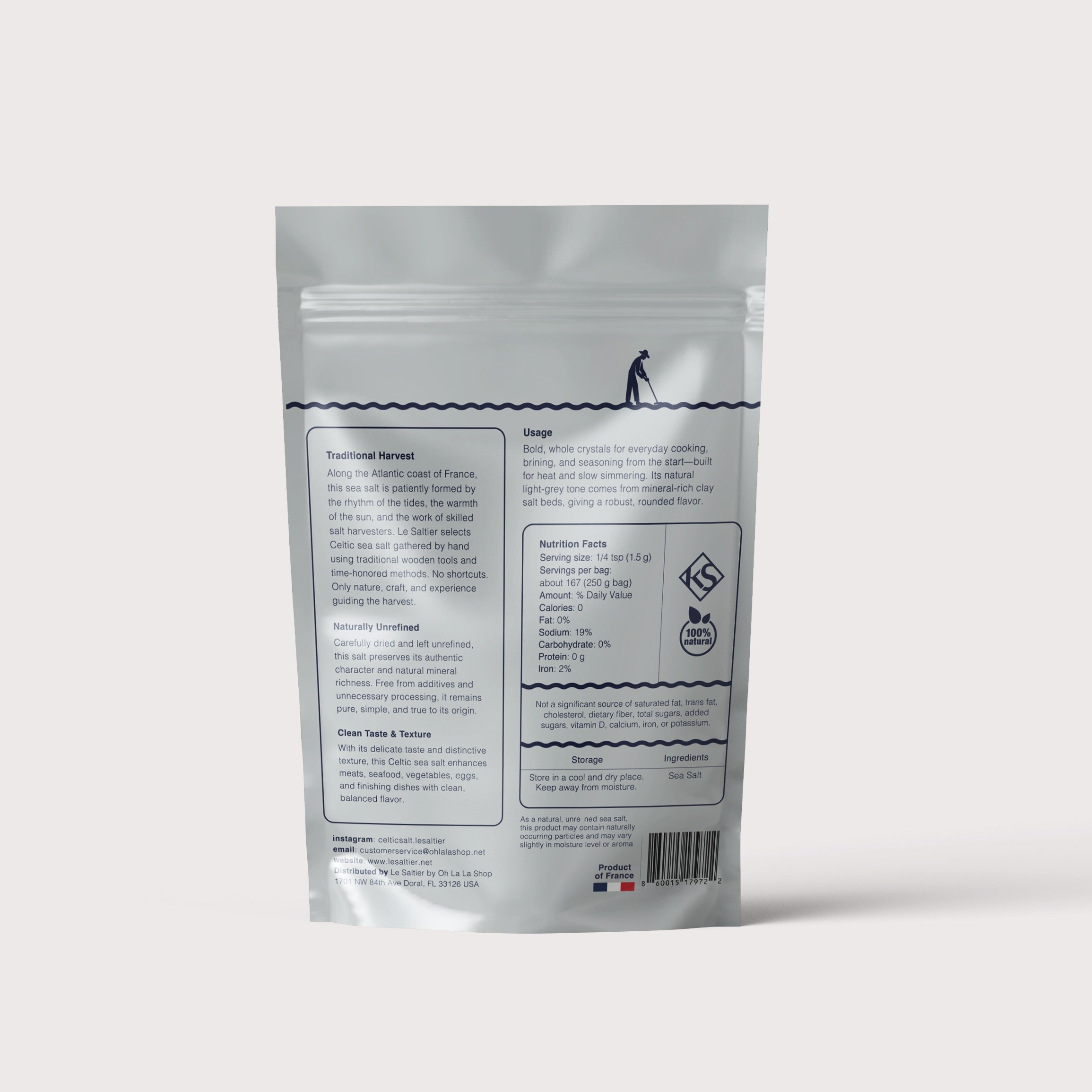 Coarse Grey Celtic Sea Salt